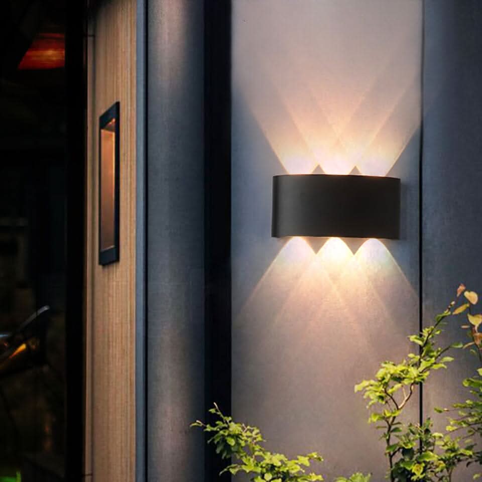 Lámpara de pared LED resistente a la intemperie Extera — Luminaria exterior de bajo consumo