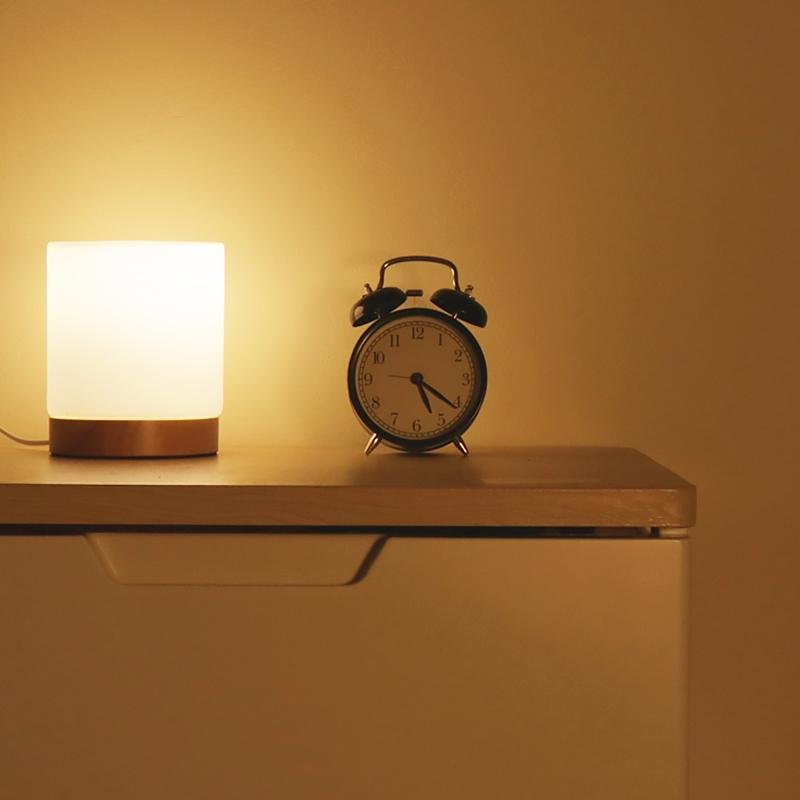 CylinderLight | Minimalistisk bordlampe med berøringsfunksjon og 360° belysning - Lamylie