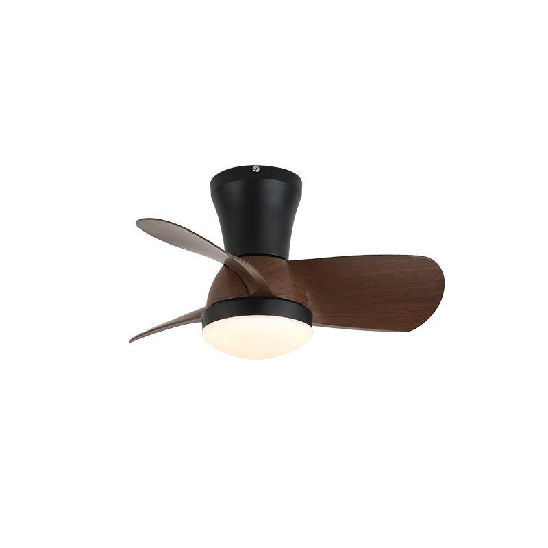Stropní ventilátor s osvětlením v minimalistickém dřevěném vzhledu – Lamylie