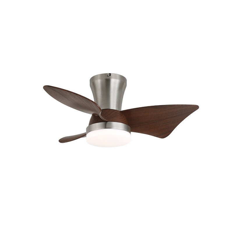 Stropní ventilátor s osvětlením v minimalistickém dřevěném vzhledu – Lamylie