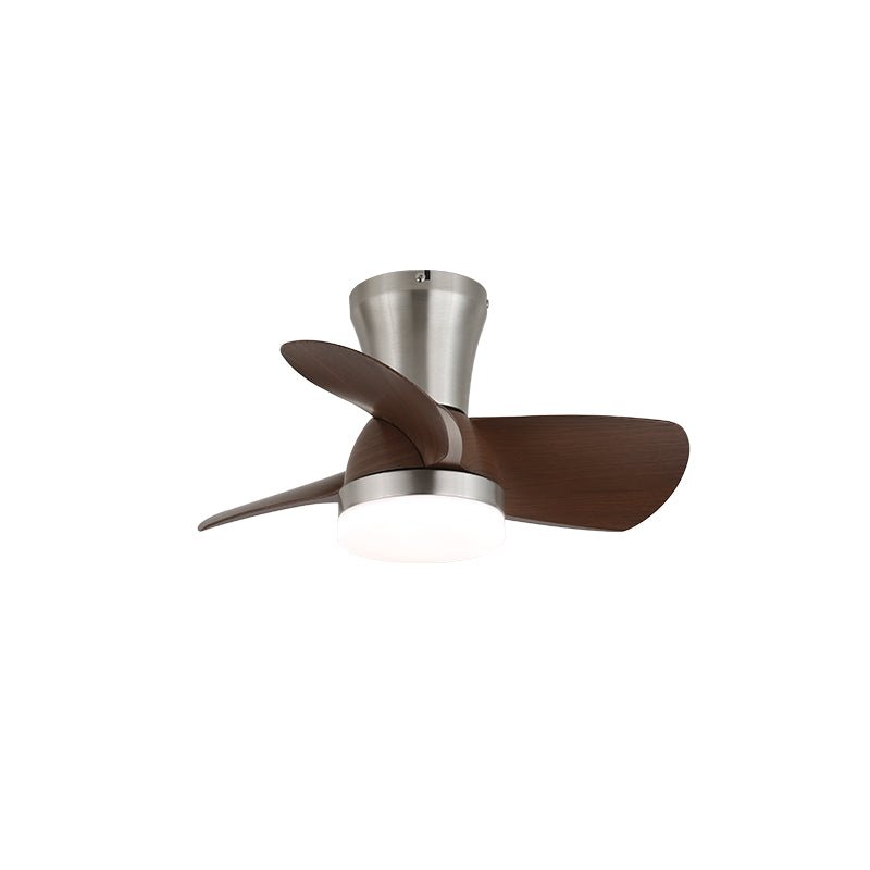 Stropní ventilátor s osvětlením v minimalistickém dřevěném vzhledu – Lamylie
