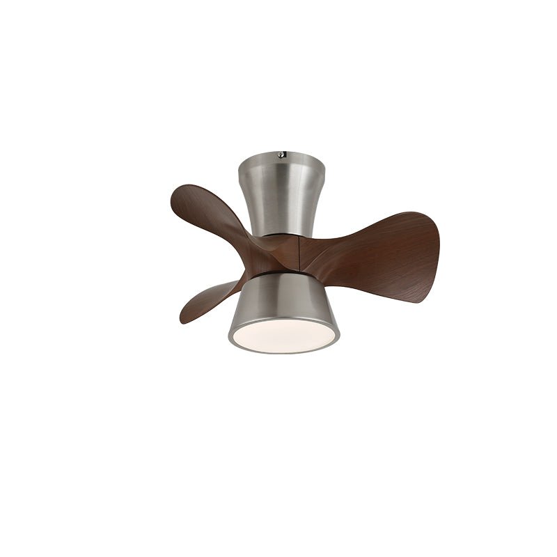 Stropní ventilátor s osvětlením v minimalistickém dřevěném vzhledu – Lamylie