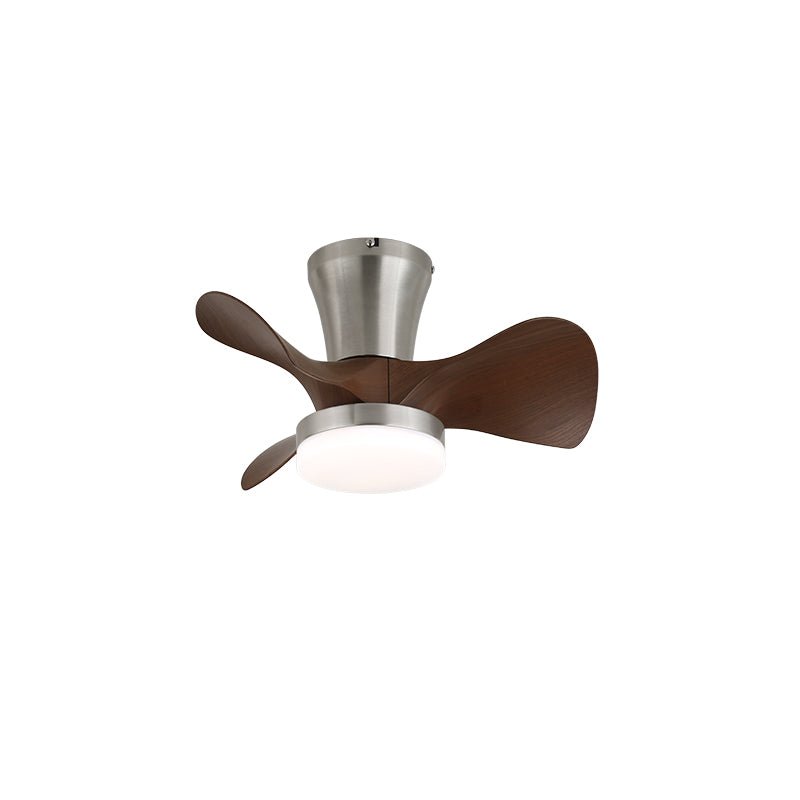 Stropní ventilátor s osvětlením v minimalistickém dřevěném vzhledu – Lamylie