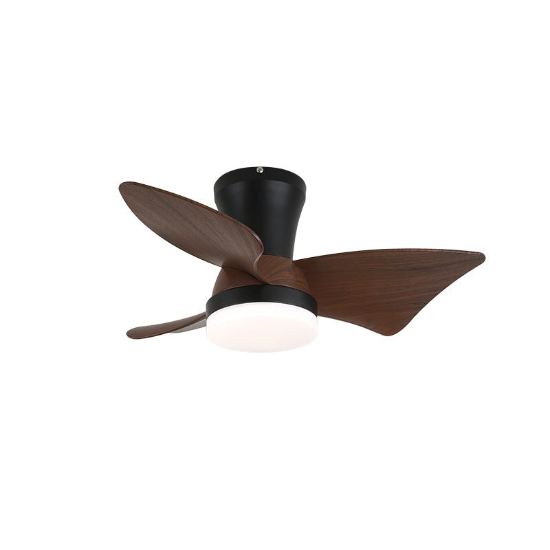 Stropní ventilátor s osvětlením v minimalistickém dřevěném vzhledu – Lamylie