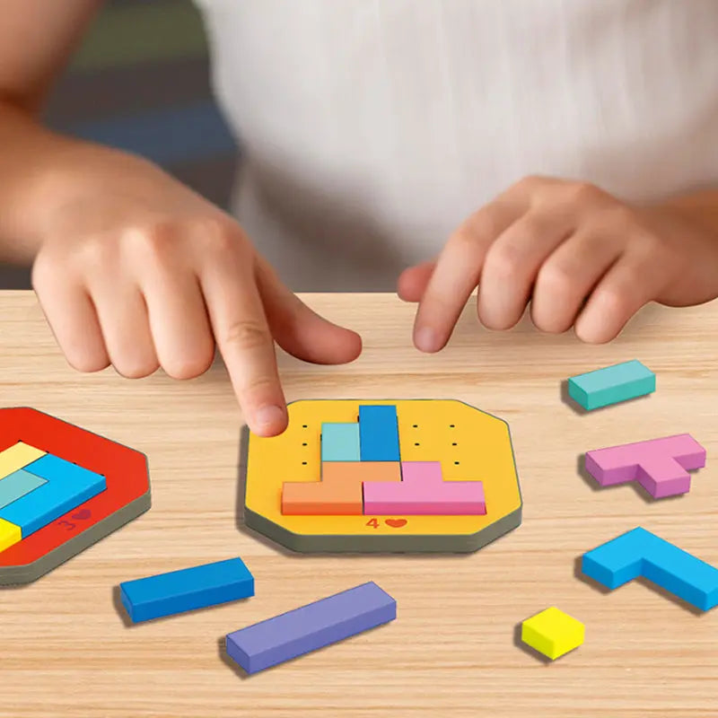 Kreatives Ideen-Puzzlespiel für Kinder – BrainyBlocks für kluge Köpfe - Lamylie