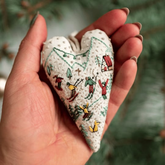 Ručně vyrobený vánoční zázrak – StitchHeart Noel - Lamylie