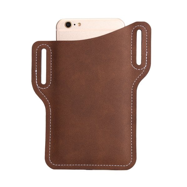 Elegant Leather Belt Bag for Your Smartphone - Lamylie