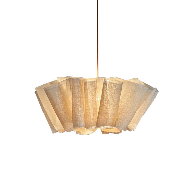 Pleated Fabric Pendant Lamp | Minimalist Scandinavian Lighting for Dining Room & Living Room - Lamylie
