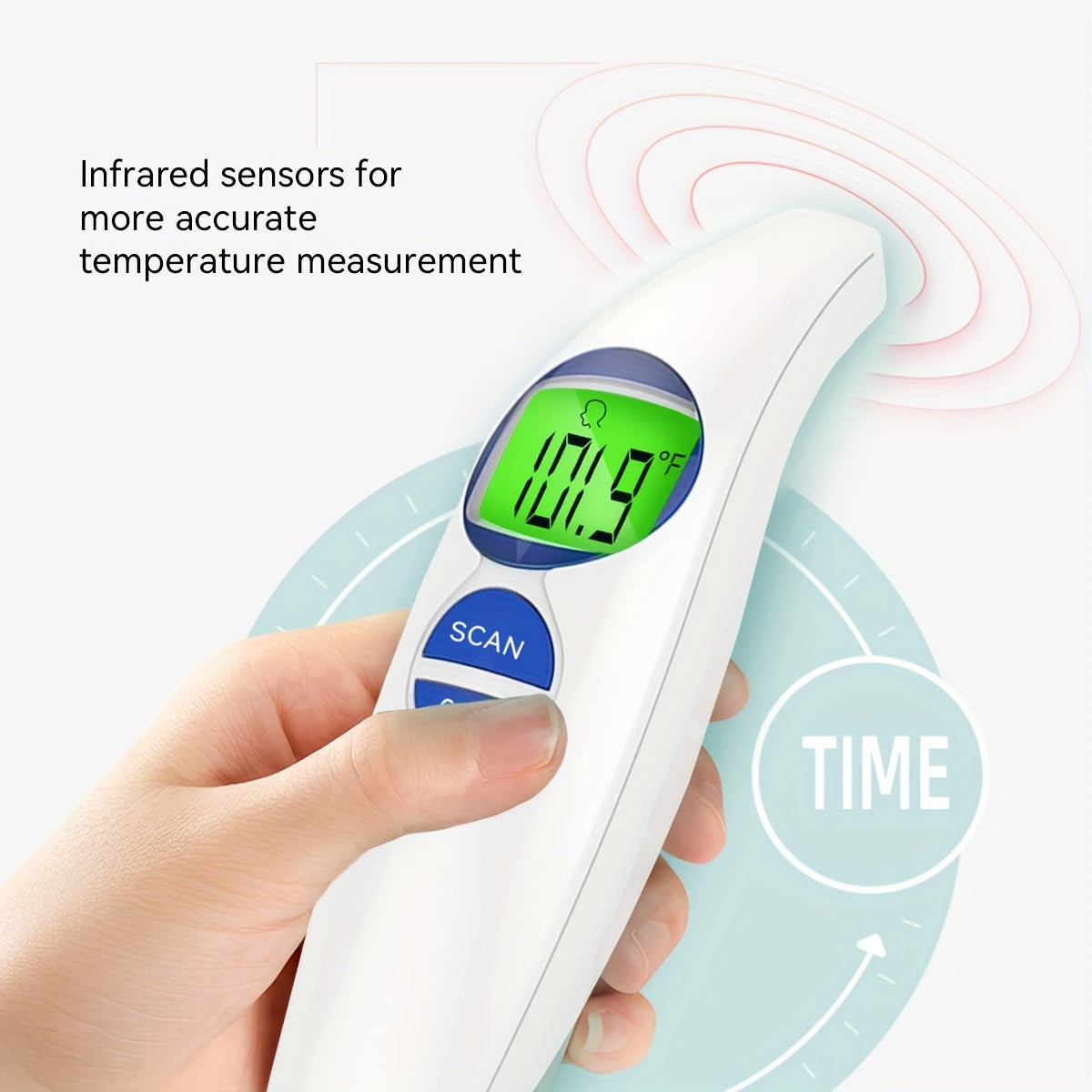 Thermomètre infrarouge frontal sans contact - Lamylie