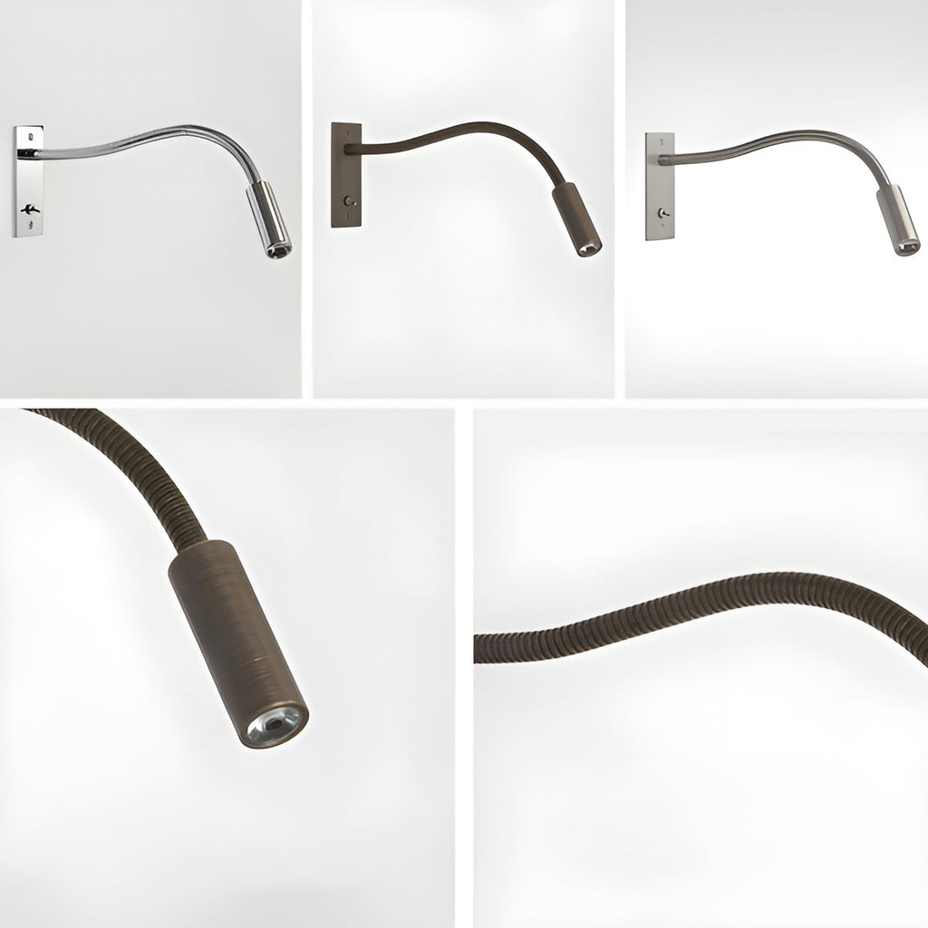 Adjustable Gooseneck Wall Light – Reading Lamp for Bed and Sofa - Lamylie