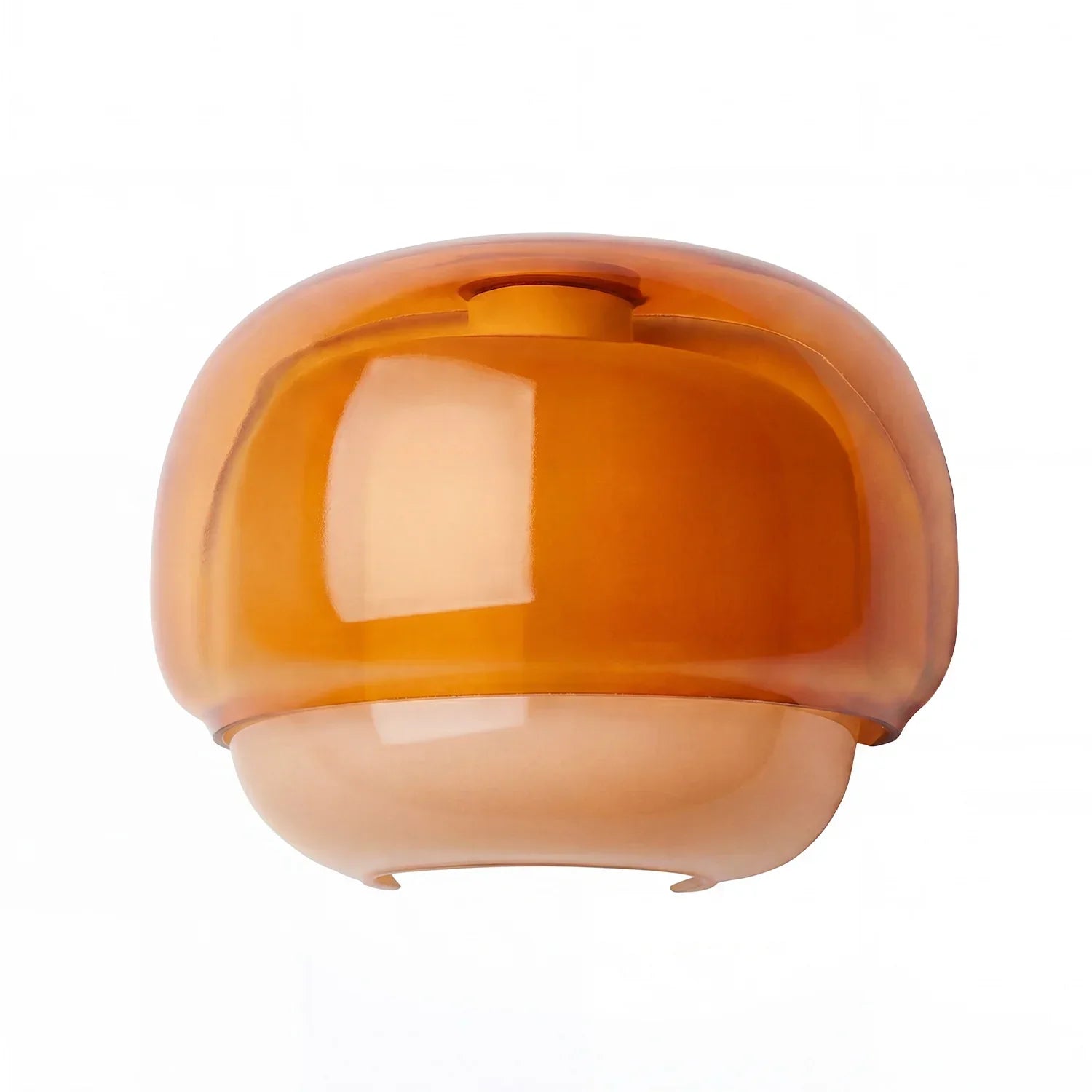 Lampada da parete moderna in vetro con doppio paralume a forma di fungo | Accento colorato per camera da letto e corridoio - Lamylie
