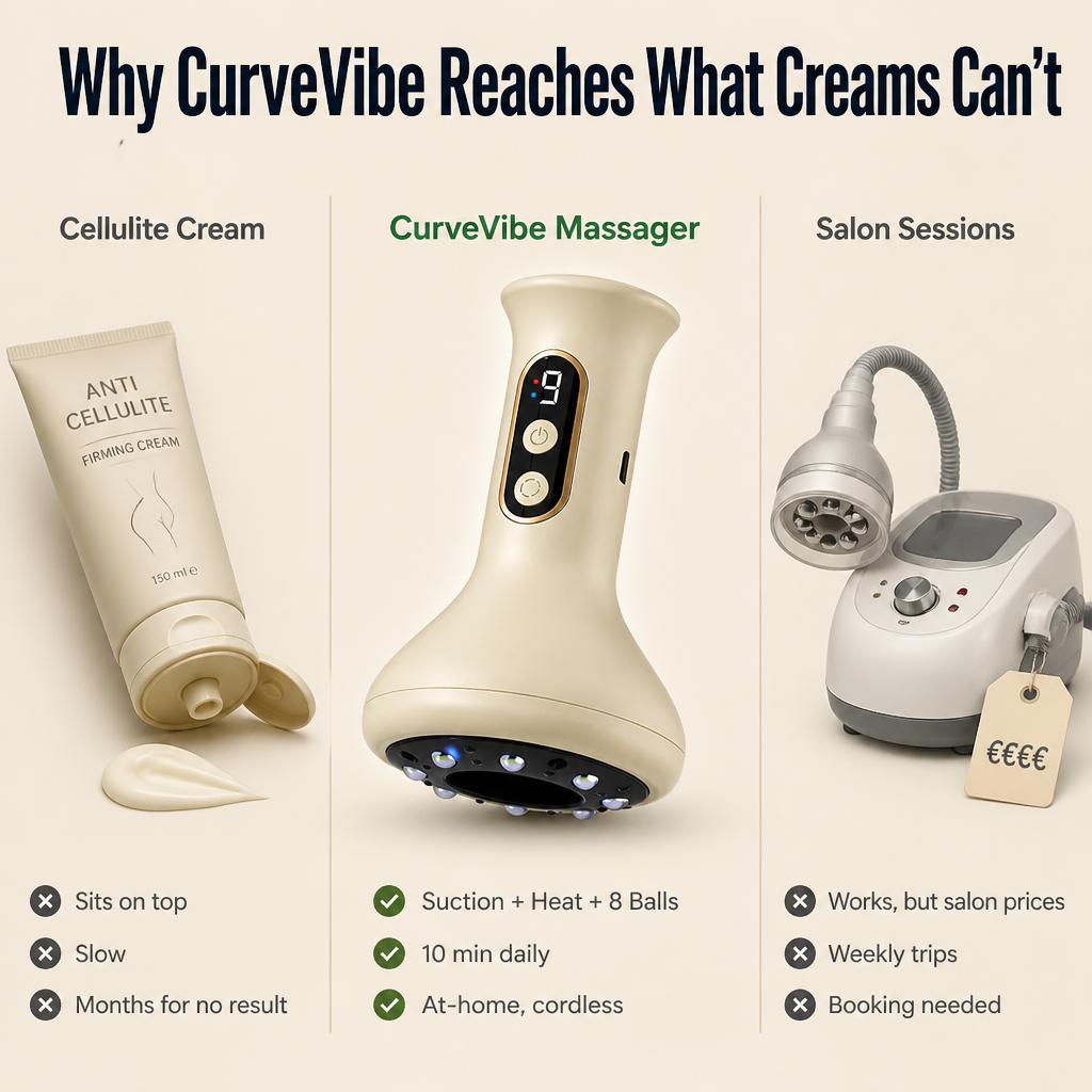 CurveVibe — Solleva, leviga e rassoda la pelle soggetta alla cellulite in 10 minuti al giorno - Lamylie