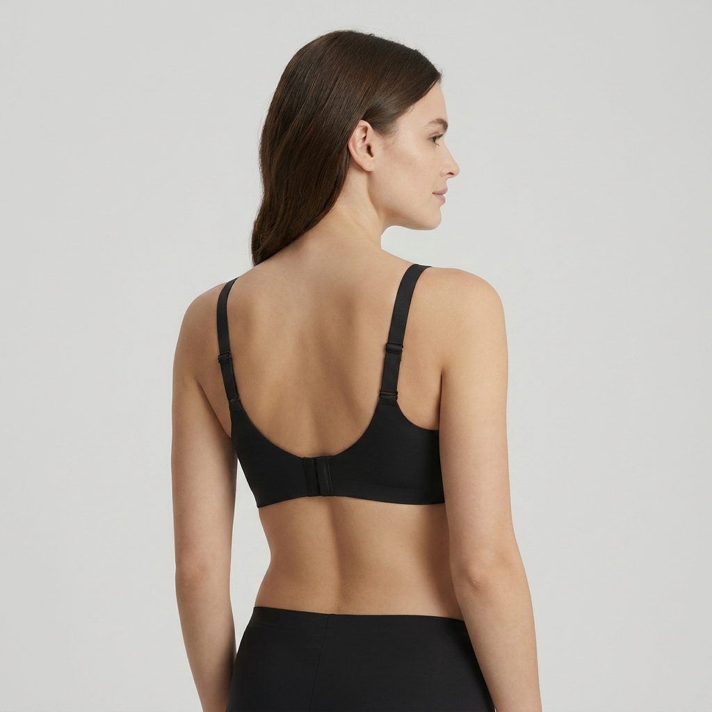 LumiFit – حمالة صدر لاسلكية ناعمة بلا درزات بأكواب مبطنة وياقة V - Lamylie