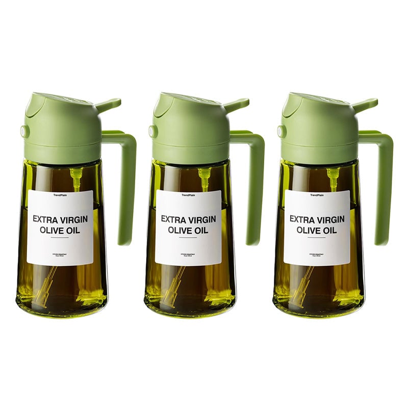 Dispensador y pulverizador de aceite de vidrio de doble función para la cocina - Lamylie