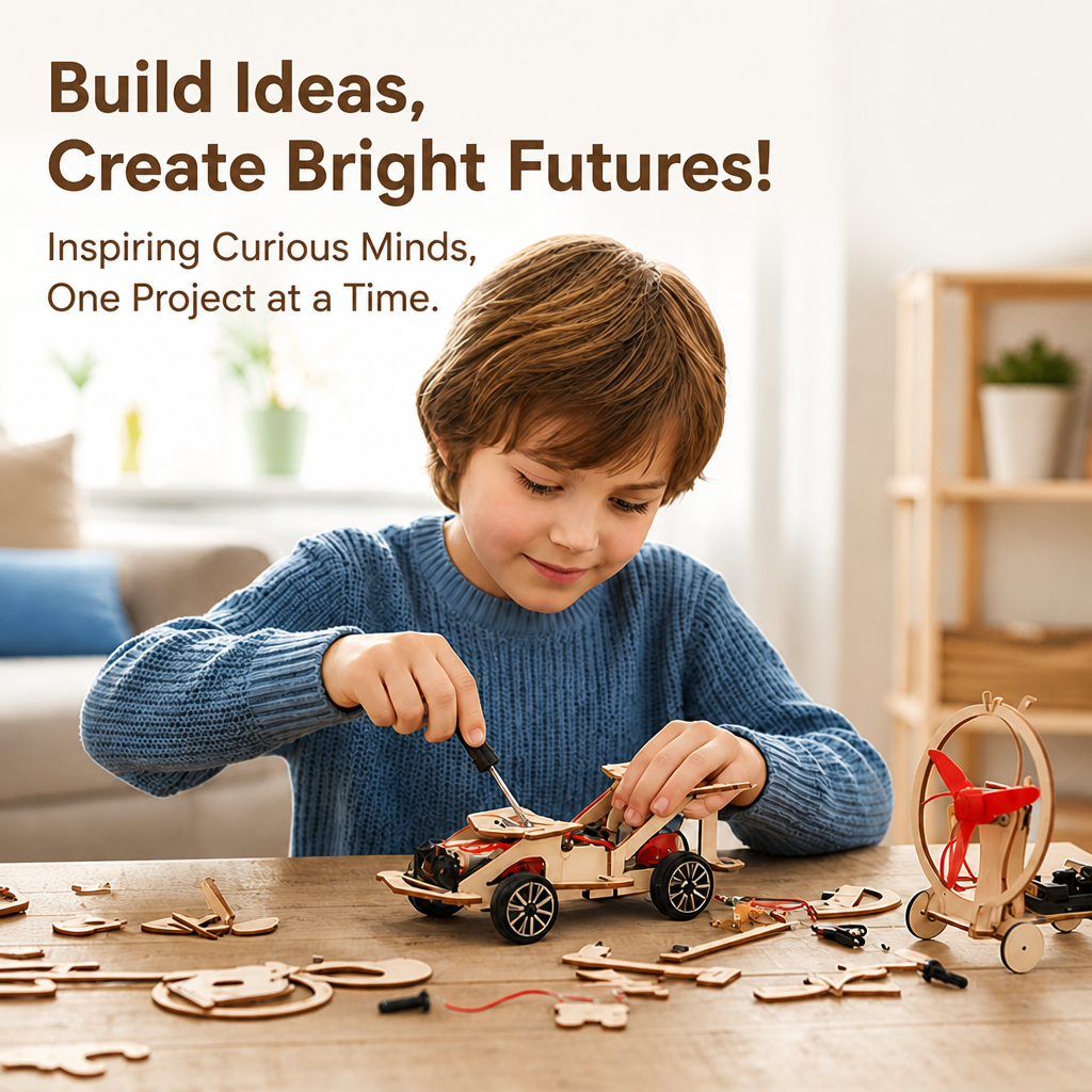 BrightBuild STEM 木制玩具套装 — 激发好奇心，培养终身受用的聪慧才智 - Lamylie