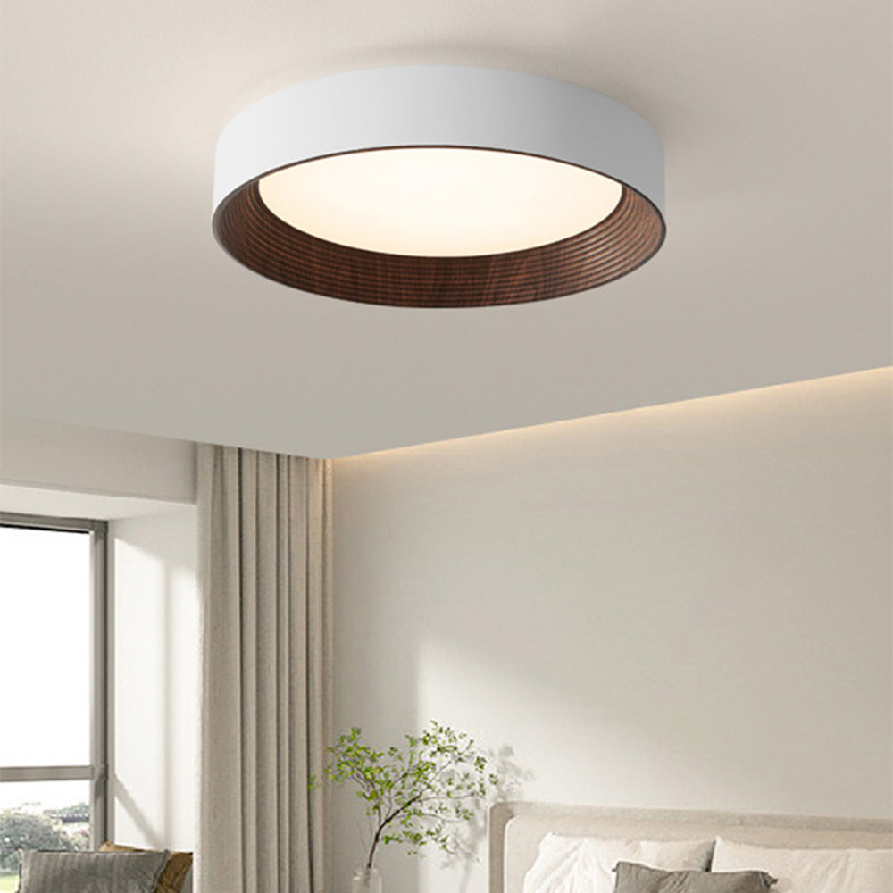 Minimalist Round Low-Profile Ceiling Lamp Bedroom Ceiling Lighting LED - Lamylie