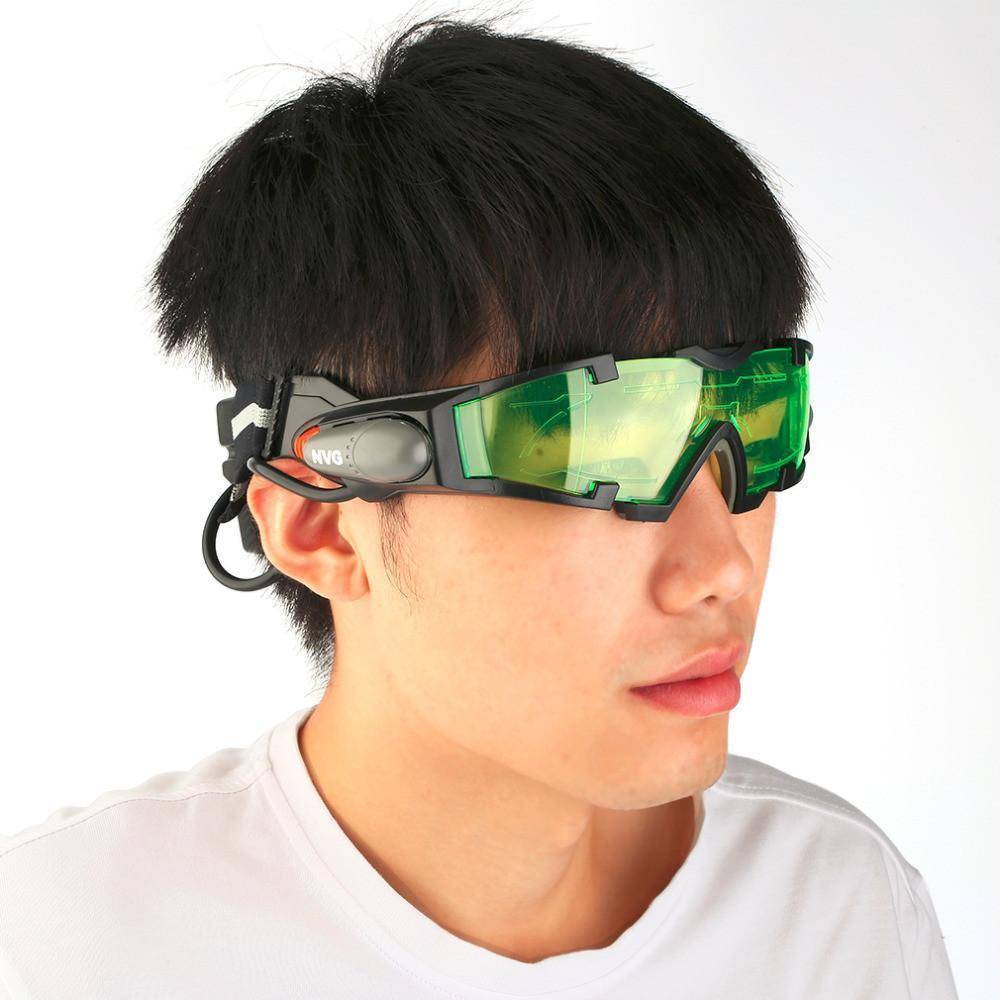 Lunettes de vision nocturne à ajustement réglable et éclairages escamotables – Lamylie