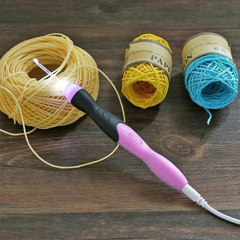 LED Crochet Hooks – Eliminate Dark Stitches for Bright Creative Moments! - Lamylie