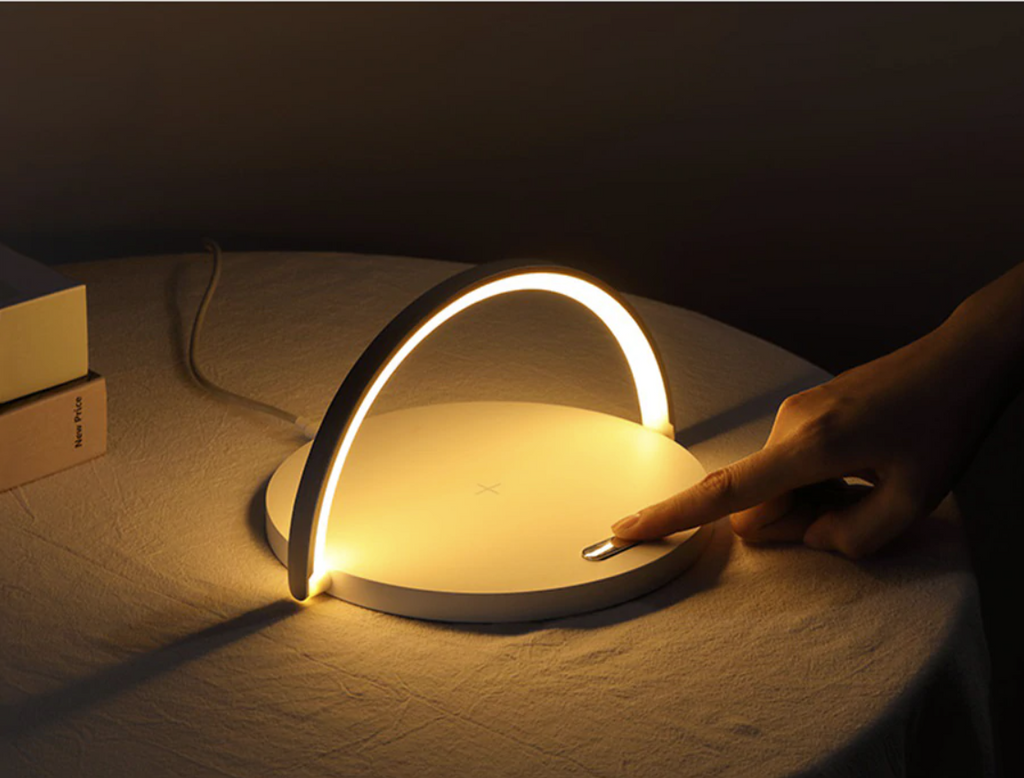 LED Nightstand Lamp with Wireless Charging Pad - Lamylie