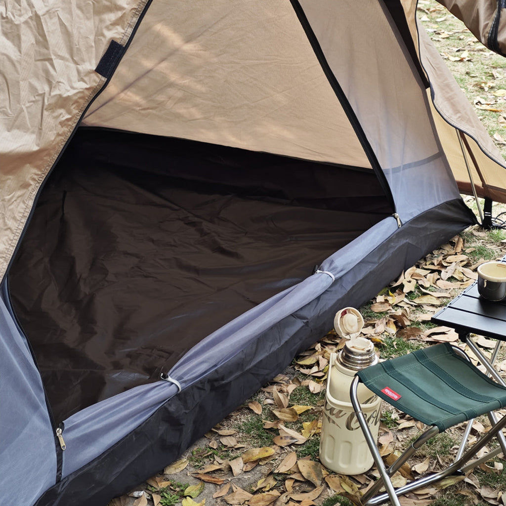 Familietelt for camping året rundt med åpning for ovnsrør - Lamylie