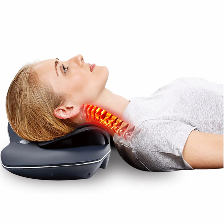 Appareil de soulagement des douleurs cervicales à utiliser à domicile - Système de traction cervicale - Lamylie