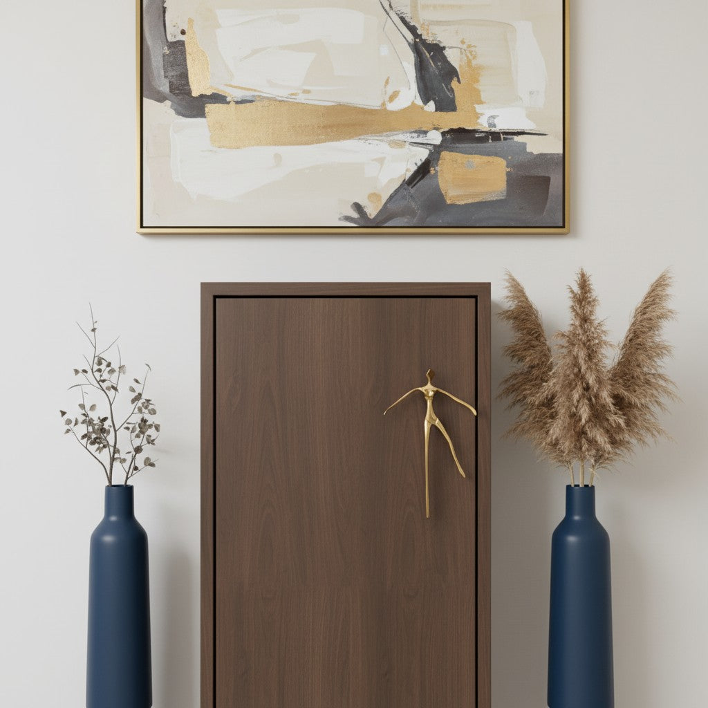 Minimalist Cabinet Handle - Brass Silver Pink - Scandinavian Design Furniture - Lamylie