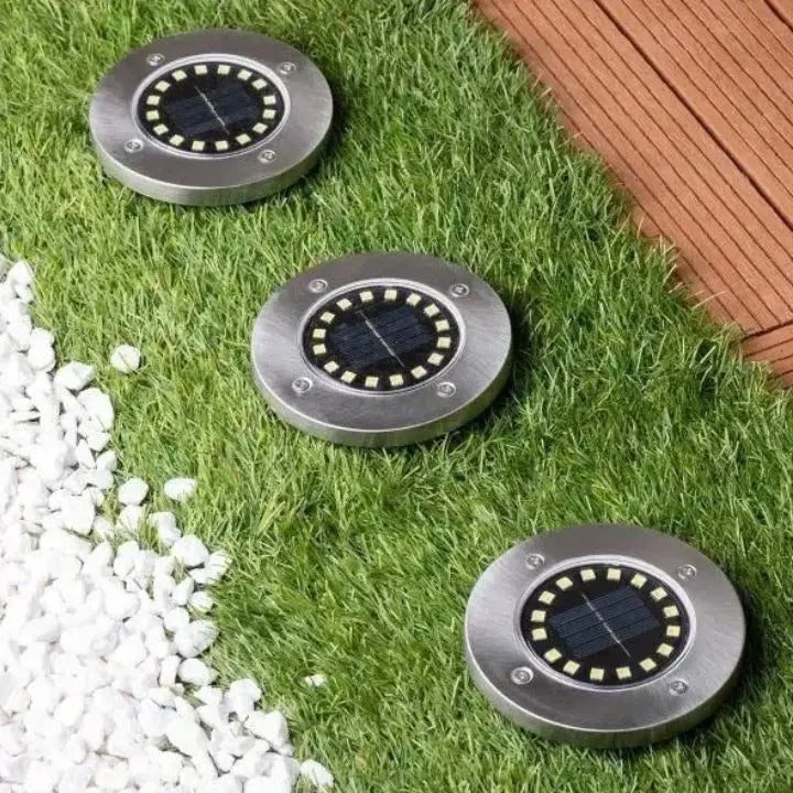 3-Pack Solar Garden Lights – Stylish Outdoor Illumination Without Wires - Lamylie