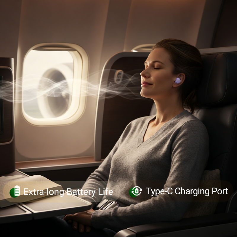Noise-Cancelling Earbuds for Peaceful Nights and Deep Sleep Comfort - Lamylie