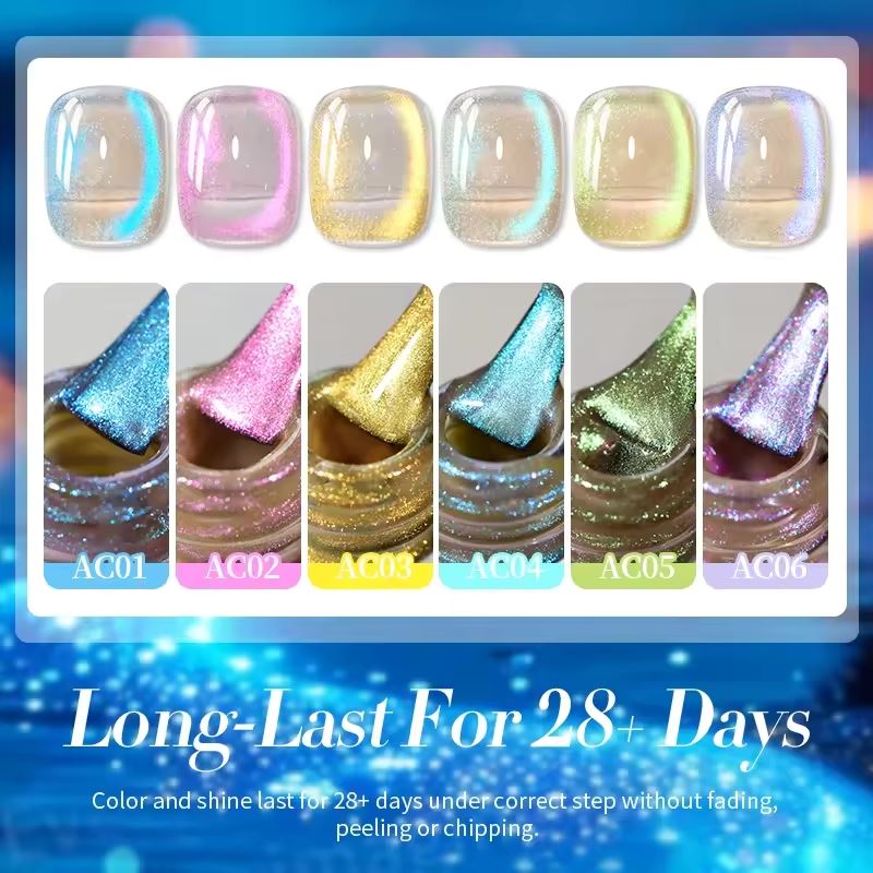 LumaFlect Magnetic Gel — Transform Your Nails into a Hypnotic Light Show That Commands Every Glance - Lamylie