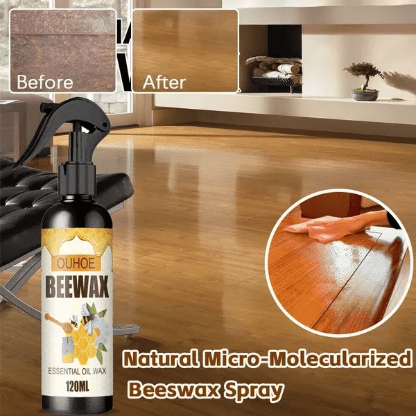 Micro Beeswax Spray for Wood - Enhance Furniture Shine and Timeless Beauty - Lamylie
