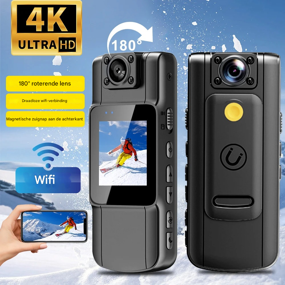 Compact Camera | 4K Video | Swivel Lens | SecureCam - Lamylie