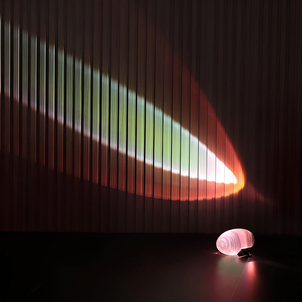 Oval Shaped Table Lamp with Cozy Ambient Lighting - Lamylie