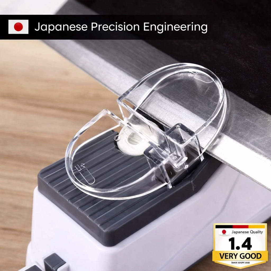 Knife Sharpener | Dual-Stage Honing | Secure Guide Slots | Enhanced Cutting Performance - Lamylie