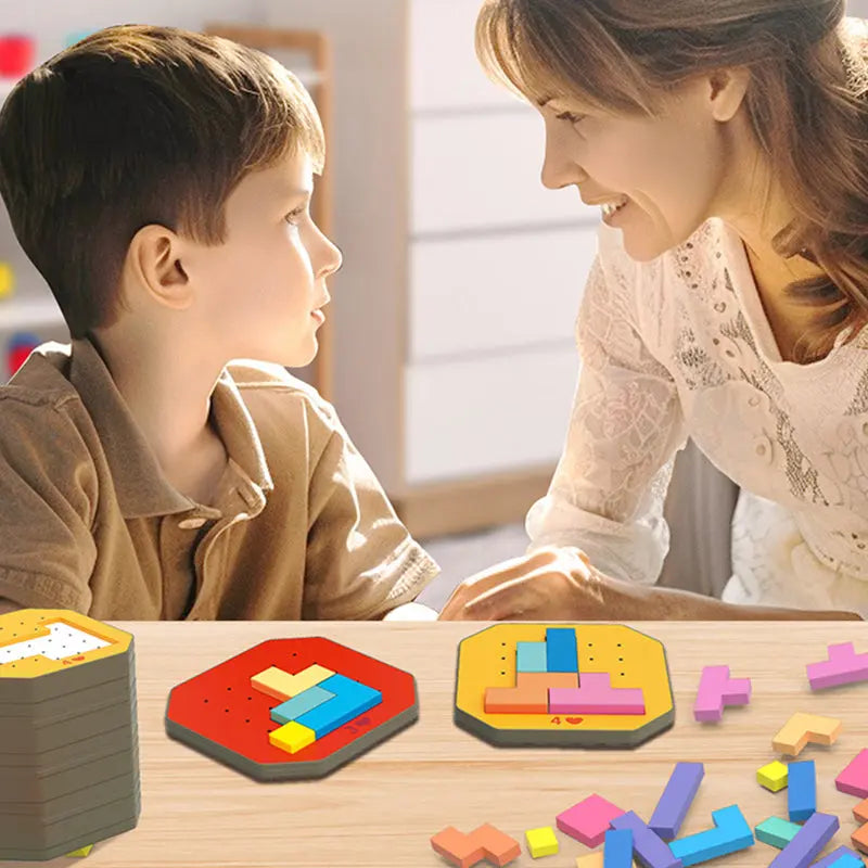 Kreatives Ideen-Puzzlespiel für Kinder – BrainyBlocks für kluge Köpfe - Lamylie