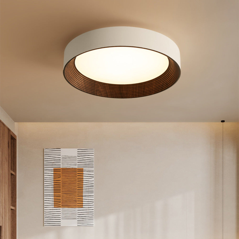 Minimalist Round Low-Profile Ceiling Lamp Bedroom Ceiling Lighting LED - Lamylie
