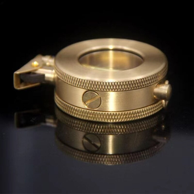 Vintage Retro Gas Lighter | Classic Refillable Pocket Lighter for Collectors - Lamylie