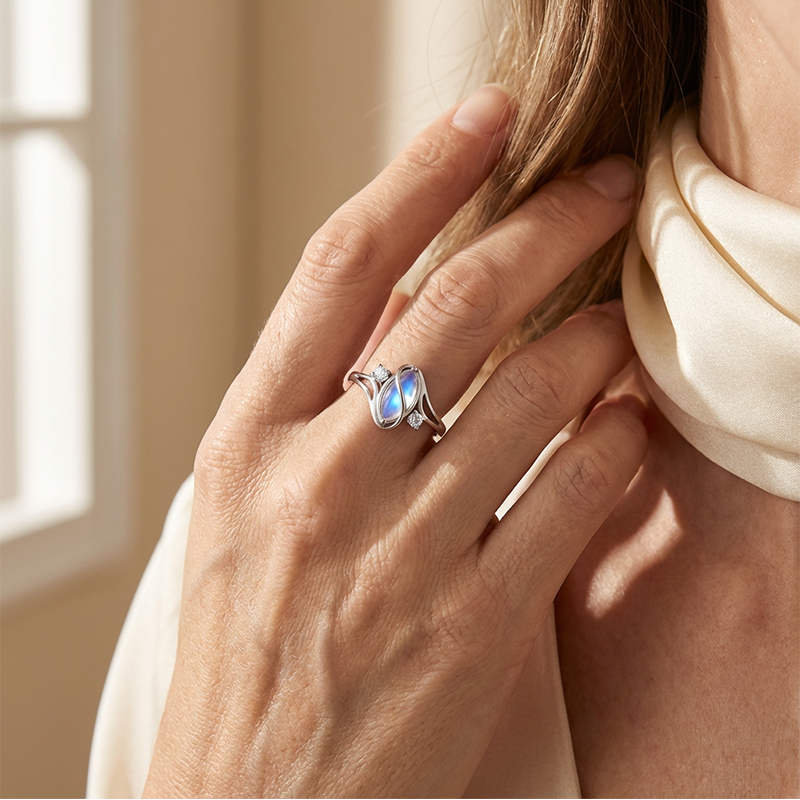 Moonstone Ring – Ignite Your Inner Glow and Attract Attention - Lamylie