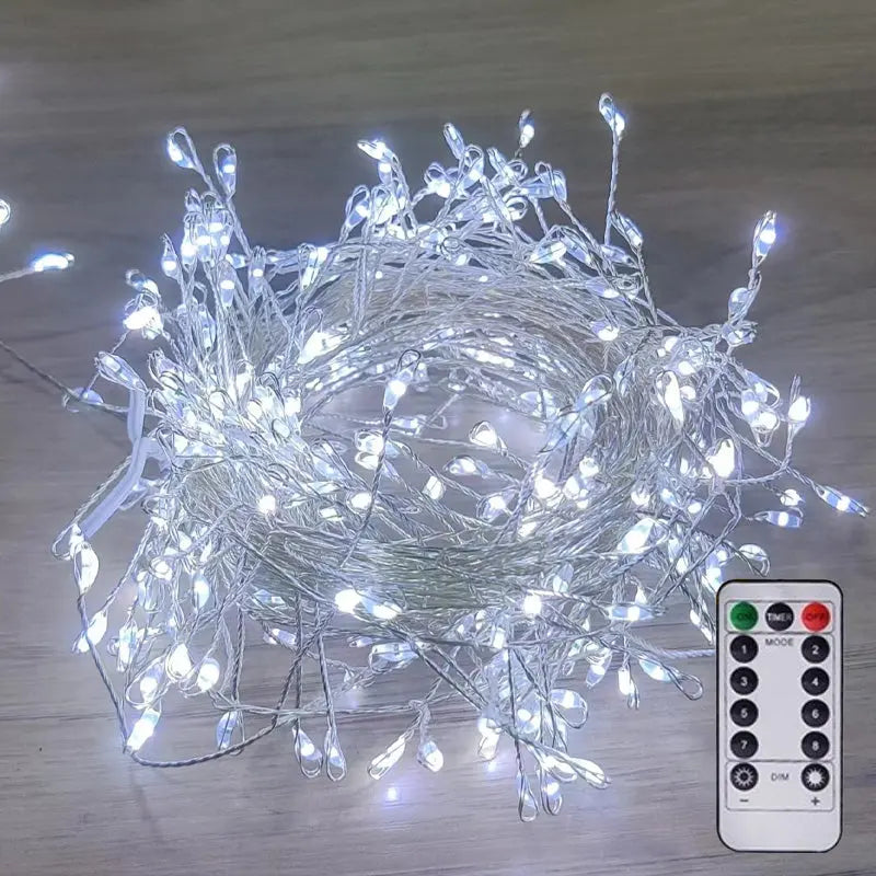LED Holiday Tree String Lights – Bright & Secure Christmas Decor Lighting - Lamylie
