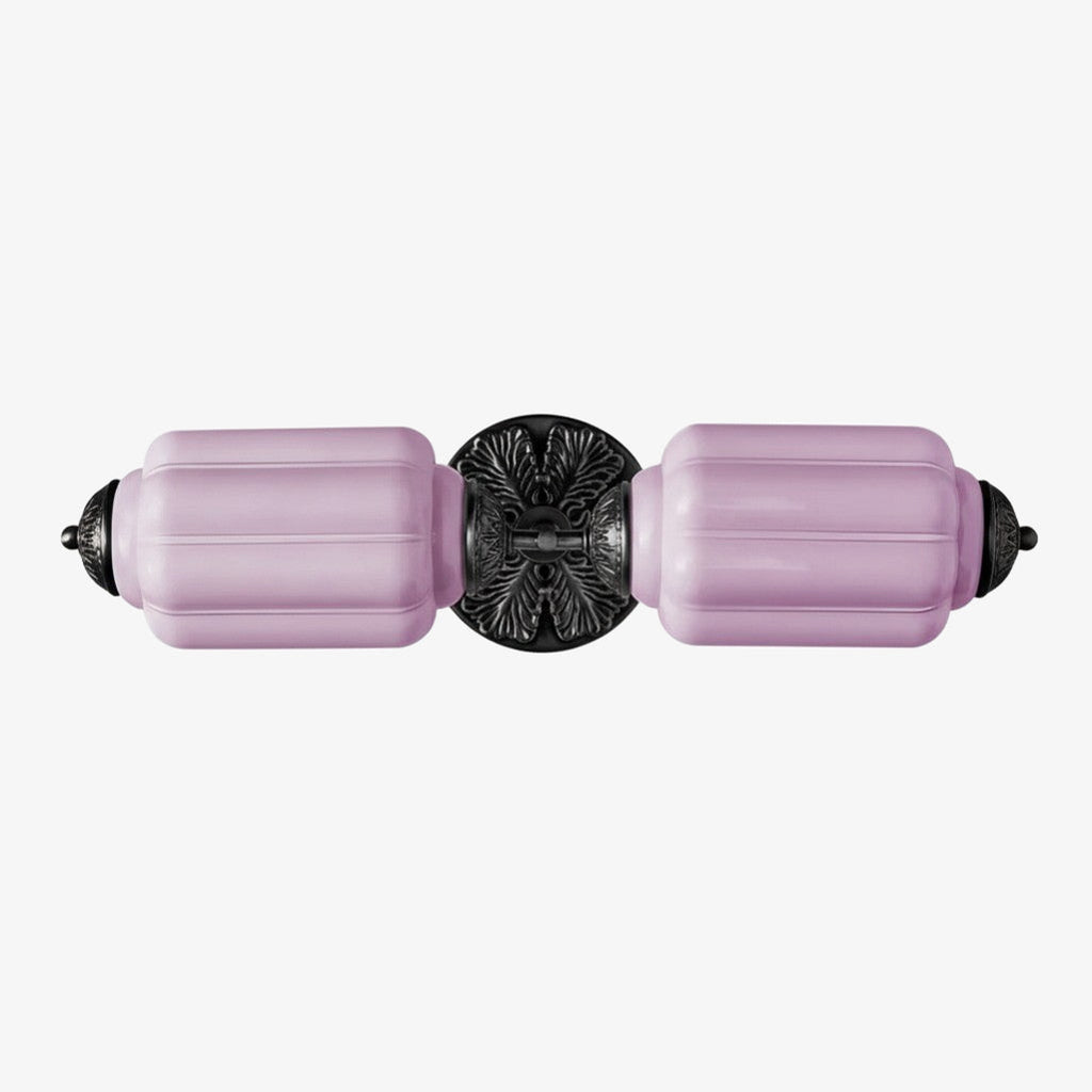 Eloise Vintage Wandleuchte aus Milchglas mit gewelltem Rand - Moderne Akzentbeleuchtung für Bad und Schlafzimmer