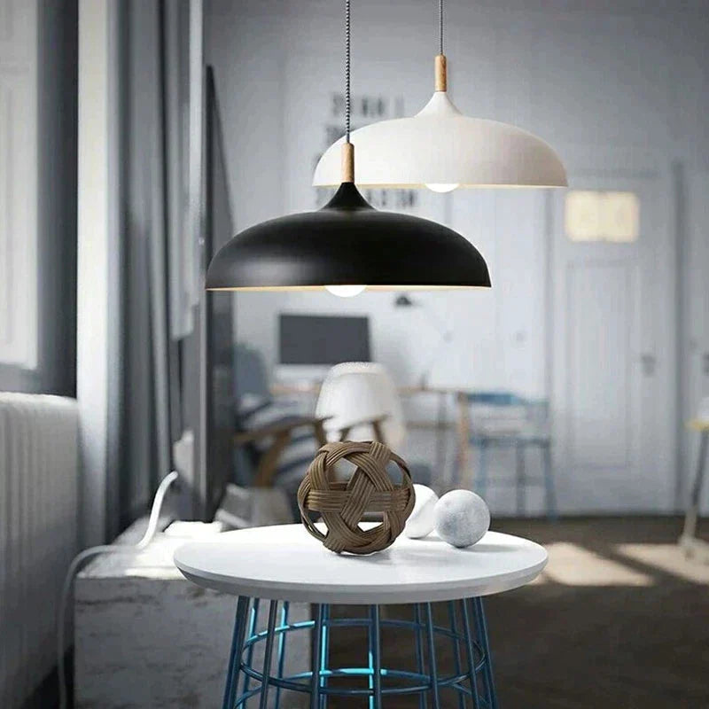 Ceiling Lamp Crafted from Northern Oak - Lamylie
