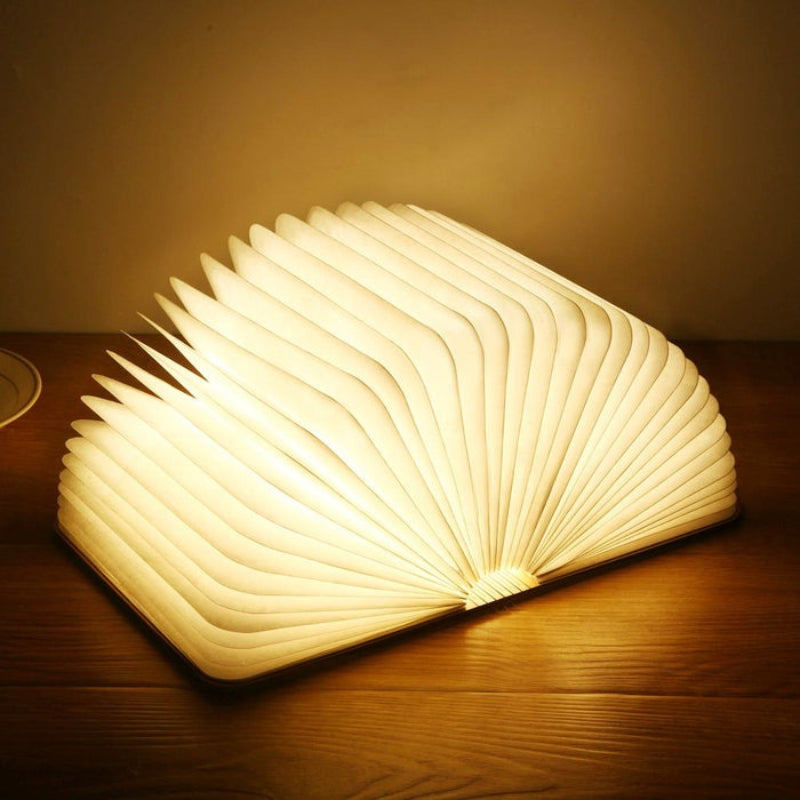Compact Foldable LED Reading Lamp – Rechargeable with Stepless Brightness Control - Lamylie
