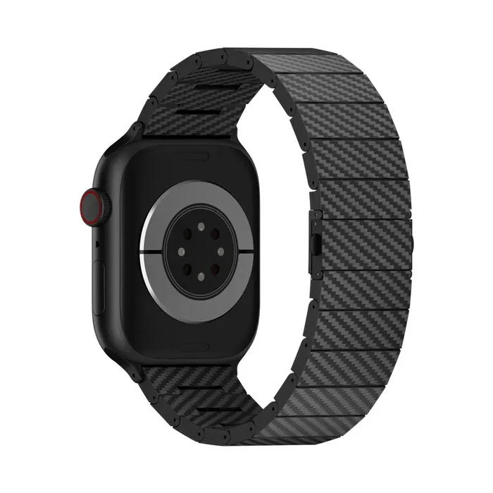 Řemínek AeroWeave pro Apple Watch z uhlíkových vláken — aramidový kryt