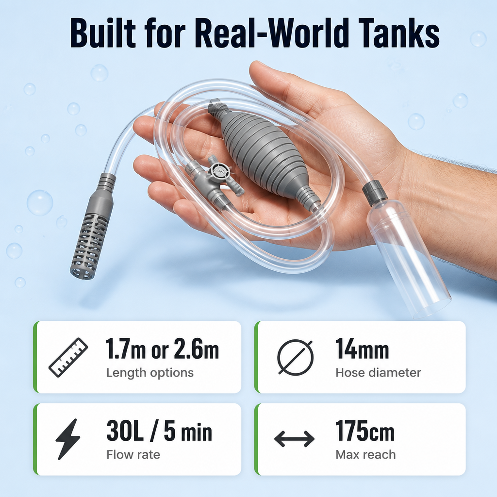 Flexora — Leere deinen Tank in 5 Minuten, ohne dich zu bücken oder den Mund zum Ansaugen zu verwenden - Lamylie