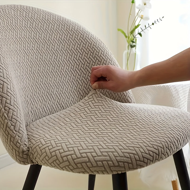 أغطية كراسٍ عصرية Flexora قابلة للتمدد — حافة مطاطية، تصميم ملائم