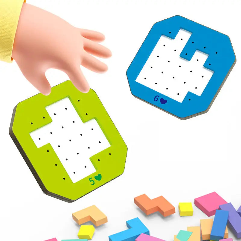 Kreatives Ideen-Puzzlespiel für Kinder – BrainyBlocks für kluge Köpfe - Lamylie