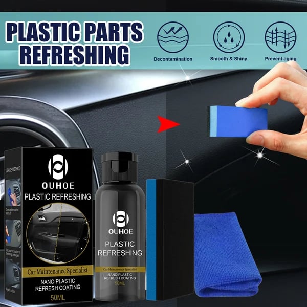Rénovateur pour plastiques de voiture - Lot de 2 - Lamylie