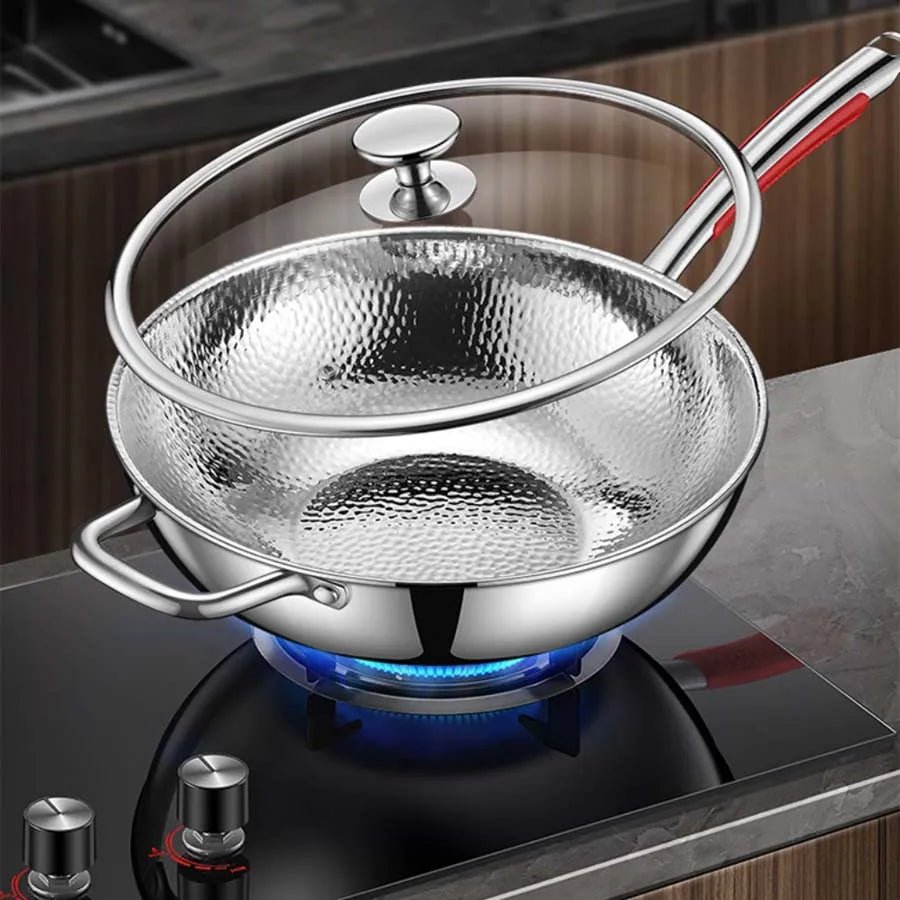 Wok antiadhésif pour cuisiner sans effort - Lamylie