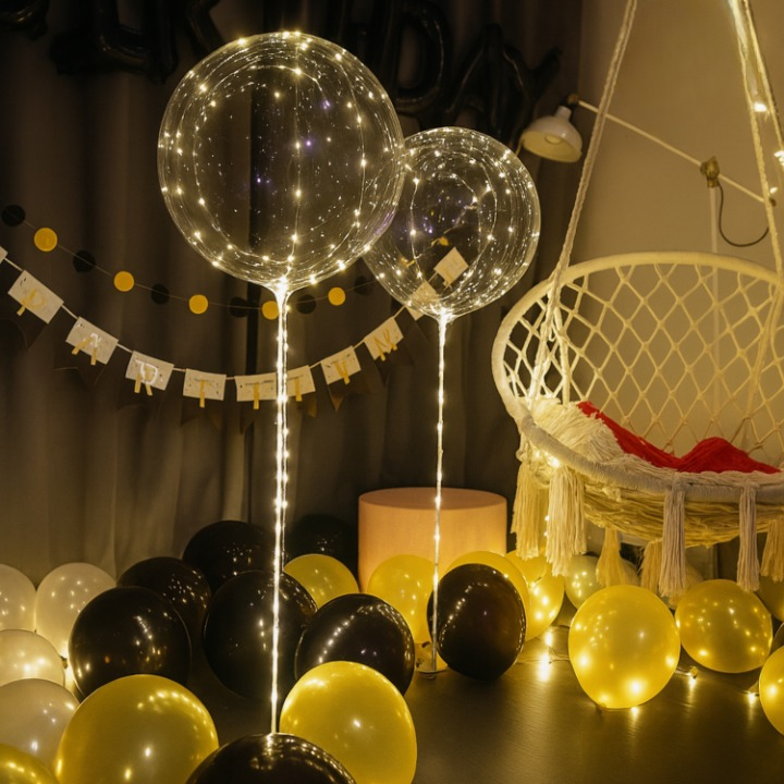 LED svítící balónky – sada 10 kusů – Lamylie