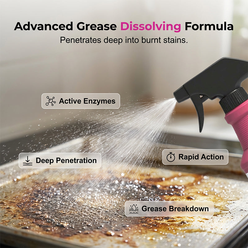 Grill Cleaner - Removes Grease and Dirt for a Like-New Shine! - Lamylie