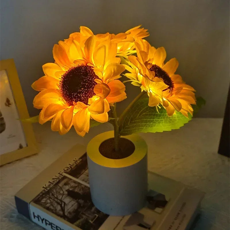 Sunflower LED Night Lamp - Lamylie